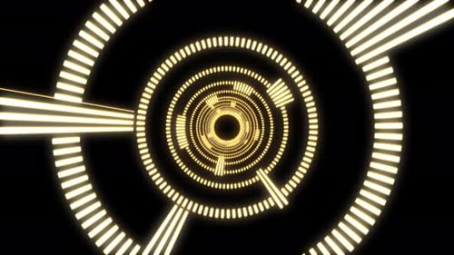 Abstract Segmented Radiating Pattern Tunnel Loop