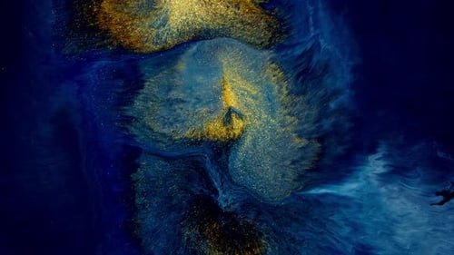 Abstract of Bright Colors Swirling and Expanding