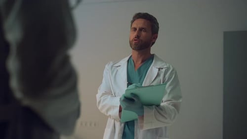 Doctors Appointment in Hospital Ward