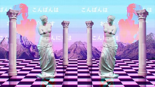Vaporwave Ästhetik 4K