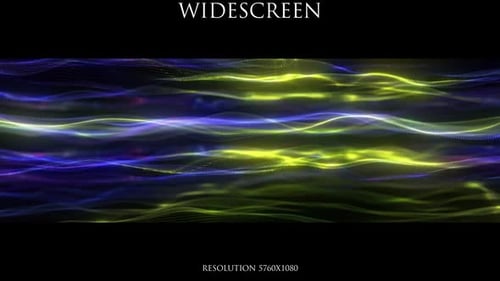 Dynamic Abstract Glowing Wave Lines Background Loop