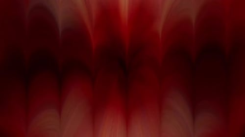 Red Abstract Waveform Digital Rendering