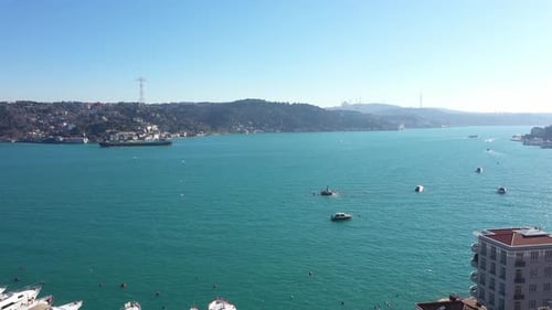 Vista aérea del Bósforo de Estambul Bebek 4