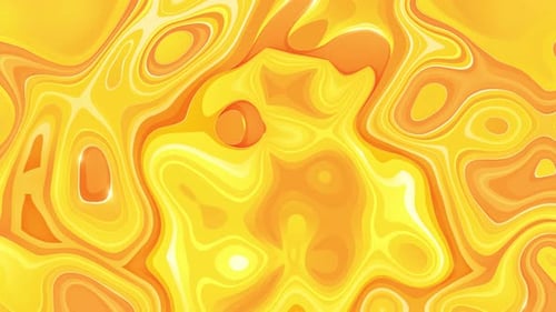 Yellow color liquid abstract motion wave. Vd 818