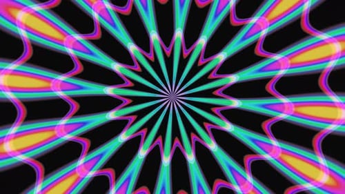 Fondo abstracto caleidoscopio 4k.