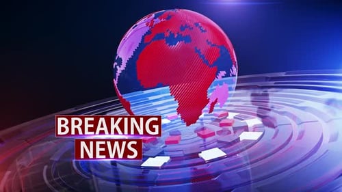 Breaking News Background Loop D53