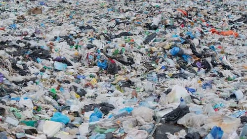 Extensive Waste: Plastic Trash Covering Ground