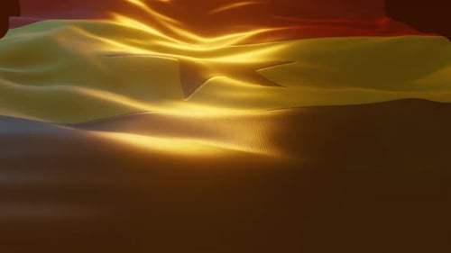 Senegal - atmosphärische Flagge