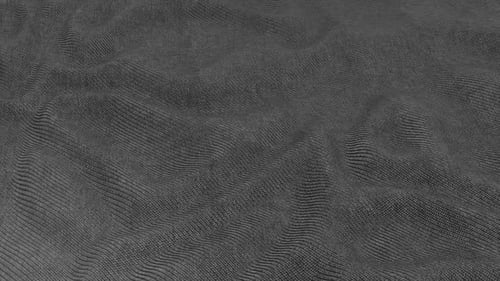 Schwarzer gewellter Stoffhintergrund