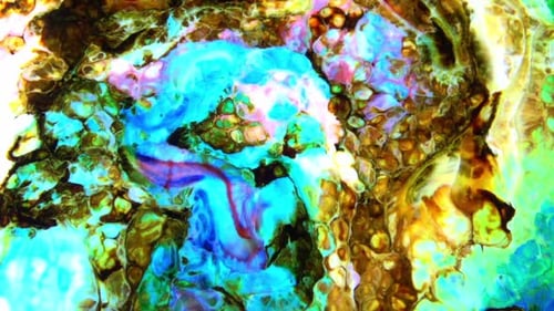 Color Explosion Abstract Art Painting