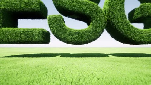 ESG Future Technology Concept Global Finance Sustainable Clean Energy