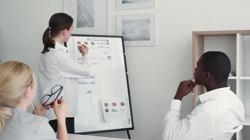 Business Team Meeting in Bright Modern Office