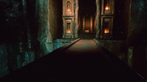 Ponte de Pedra Velha Dentro da Grande Caverna