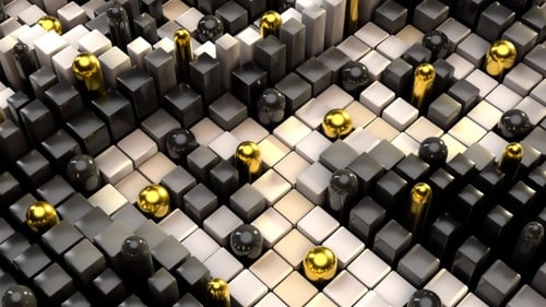 Cube Waves Motion 5