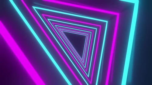Neon-Dreieck-Lichter,