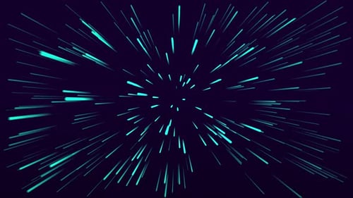Futuristic Hyperspace Warp Speed Trails Background
