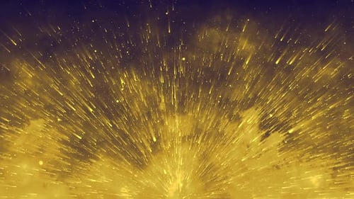 Gold Particles Background Loop