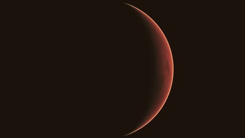 Realistic Rotating Planet Revealing Surface Details