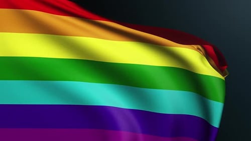 Gay Pride Flagge Lgbt Toleranz Regenbogen Farbsymbol