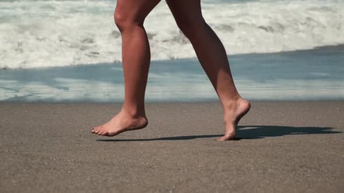 Lauf am Strand