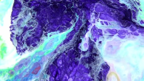 Psychedelic Cosmos Galaxy Paint Texture Background