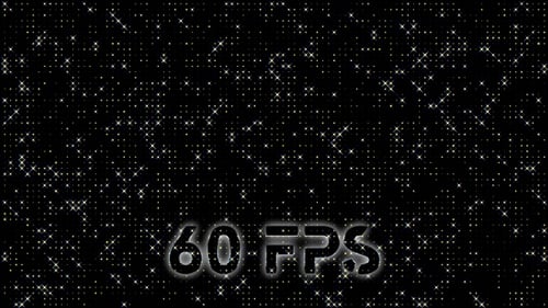 Abstract Glittering Grid Dot Animation Background
