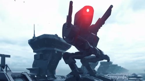 Militärischer Roboter