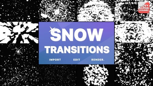 Snow Transitions Pack | Motion Graphics