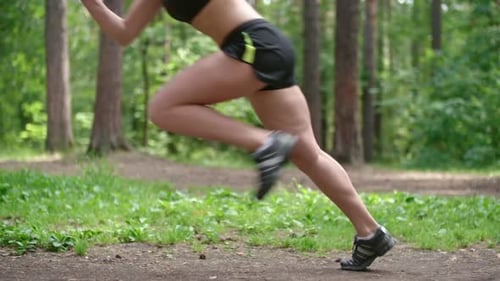 Fast Female Sprinter