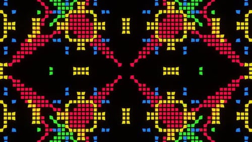 Vj Loop-Animation des Pixelmosaiks Ver09 02