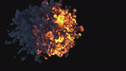 Dynamic Fire and Smoke Transition Reveal