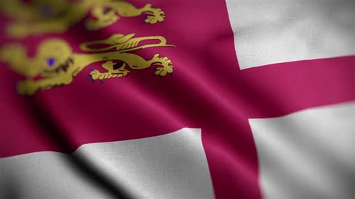 Realistic Waving Flag Loop Background