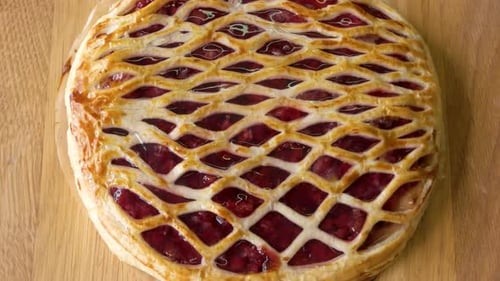 Berry Pie with Lattice Crust