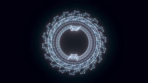 Gear Hologram Rotating Hd