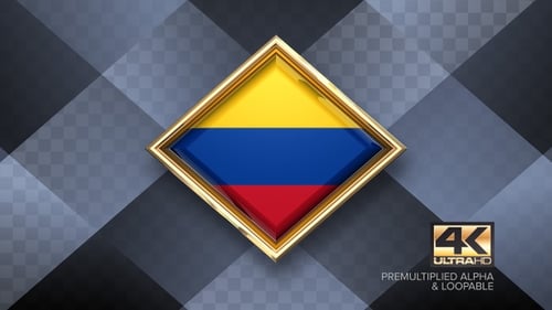 Golden Geometric Rhombus Reveal Logo Opener