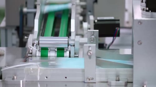 Face Mask Production Line in Modern Factory