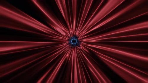 Futuristic Hyperspace Tunnel Animation