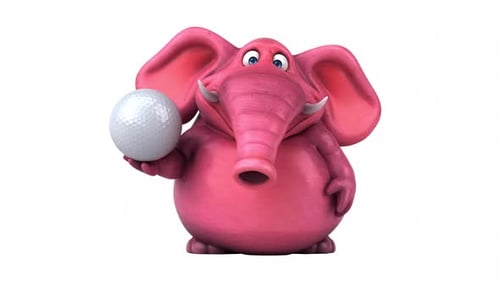 Lustiger Elefant - 3D-Animation