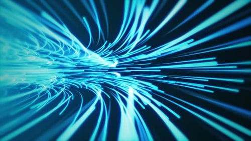 Hyperspace Jump Blau Linkslauf
