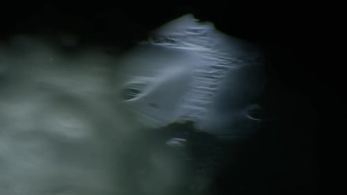 Abstract Light Refraction Flowing in the Dark