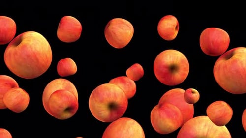 Red Apples With Alpha Channel