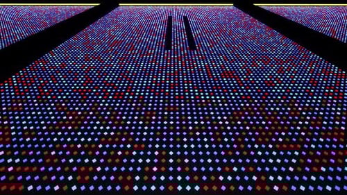 Servidores de datos modernos Paneles de seguridad de vidrio Concepto tecnológico Diseño web