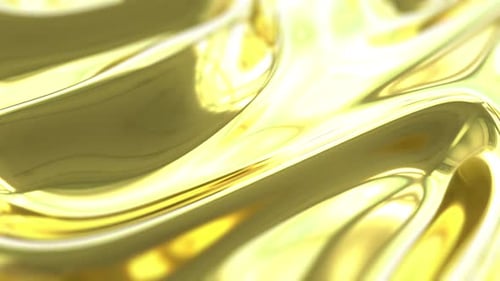Abstract Gold Liquid Wavy Background Animation