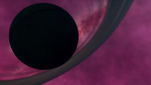 Weltraum-Hintergrund - Rocky Exoplanet