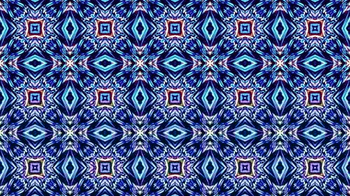 Modèles de kaléidoscope futuriste VJ Loop Mouvement psychédélique Abstrait