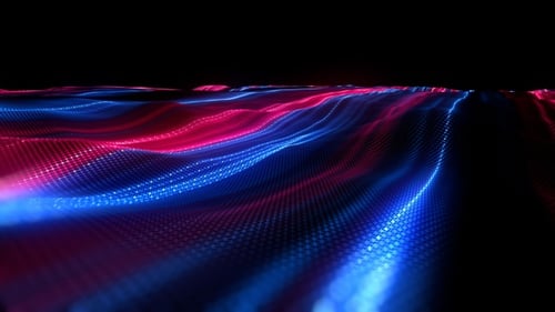 Futuristischer besonderer glühender Formflusshintergrund