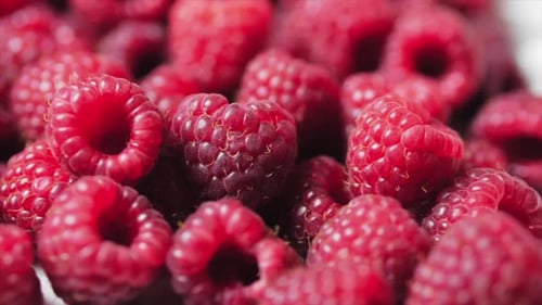 Fond de framboise frais et juteux, mû