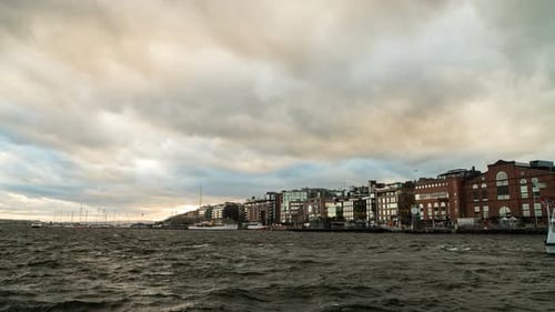 Ferry Terminal in Oslo, Norway
