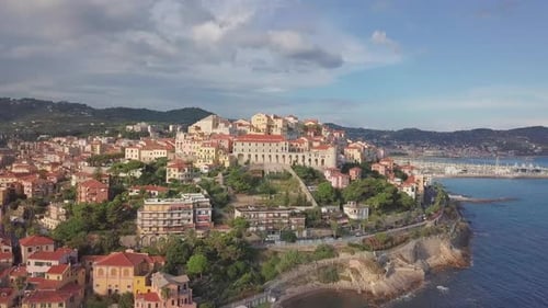 Imperia Aerial View in Liguria