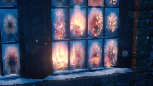 New year and Christmas background